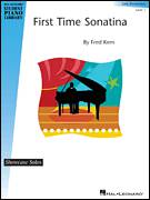 Cover icon of First Time Sonatina sheet music for piano solo (elementary) by Fred Kern, classical score, beginner piano (elementary)