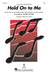 Hold On To Me sheet music download