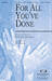 For All You've Done sheet music download