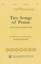 Two Songs Of Praise: L'dor Vador And Psalm 146 sheet music download