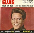 Cover icon of She's Not You sheet music for voice, piano or guitar by Elvis Presley, Doc Pomus, Jerome Pomus, Jerry Leiber, Leiber & Stoller and Mike Stoller, intermediate skill level
