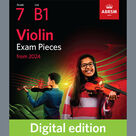 Cover icon of Allegretto non troppo (Grade 7, B1, from the ABRSM Violin Syllabus from 2024) sheet music for violin solo by Melanie Bonis, classical score, intermediate skill level