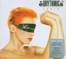 Cover icon of Who's That Girl? sheet music for piano solo (chords, lyrics, melody) by Eurythmics, Annie Lennox and Dave Stewart, intermediate piano (chords, lyrics, melody)