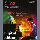 Cover icon of Way Out West (Grade 2, list C2, from the ABRSM Piano Syllabus 2025 and 2026) sheet music for piano solo by Pete Letanka, classical score, intermediate skill level