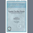 Cover icon of Santa Cecilia Gloria (ed. Matheus Cruz) sheet music for choir (SATB: soprano, alto, tenor, bass) by JOSÉ MAURÍCIO NUNES GARCIA and Matheus Cruz, intermediate skill level