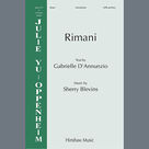 Cover icon of Rimani sheet music for choir (SATB: soprano, alto, tenor, bass) by Sherry Blevins, intermediate skill level