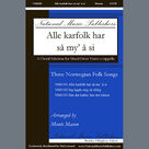 Cover icon of Alle Karfolk Har Sa My' a Si sheet music for choir (SATB: soprano, alto, tenor, bass) by Monte Mason, intermediate skill level
