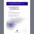 Cover icon of O Magnum Mysterium sheet music for choir (TTBB: tenor, bass) by Richard Burchard, intermediate skill level