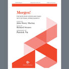 Cover icon of Morgen! sheet music for choir (SATB: soprano, alto, tenor, bass) by Patrick Vu, intermediate skill level