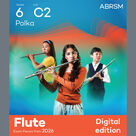 Cover icon of Polka (Grade 6, list C2, from the ABRSM Flute Syllabus from 2026) sheet music for flute solo by Madeleine Dring, classical score, intermediate skill level