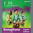 Cover icon of A Lucky Rag Doll (Grade 2, list C2, from the ABRSM Saxophone Syllabus from 2026) sheet music for saxophone solo by Mark Nightingale, classical score, intermediate skill level