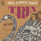 Cover icon of Ride A White Swan sheet music for guitar (chords) by T Rex and Marc Bolan, intermediate skill level