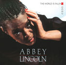 Cover icon of The World Is Falling Down sheet music for voice, piano or guitar by Abbey Lincoln, intermediate skill level