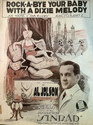Cover icon of Rock-A-Bye Your Baby With A Dixie Melody sheet music for voice, piano or guitar by Al Jolson, Judy Garland, Sammy Davis, Jr., Jean Schwartz, Joe Young and Sam Lewis, intermediate skill level