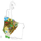 Cover icon of The Circle Game sheet music for guitar (chords) by Joni Mitchell, intermediate skill level