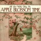 Cover icon of I'll Be With You In Apple Blossom Time sheet music for voice, piano or guitar by Neville Fleeson and Albert von Tilzer, intermediate skill level