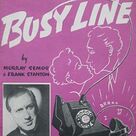 Cover icon of Busy Line sheet music for voice, piano or guitar by Murray Semos and Frank Stanton, intermediate skill level