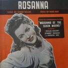 Cover icon of Rosanna (from Madonna of the Seven Moons) sheet music for voice, piano or guitar by Phyllis Calvert, Hans May and Sonny Miller, intermediate skill level