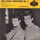 Cover icon of Problems sheet music for voice, piano or guitar by The Everly Brothers, Boudleaux Bryant and Felice Bryant, intermediate skill level
