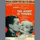 Cover icon of The Night Is Young sheet music for voice and other instruments (real book) by Oscar II Hammerstein and Sigmund Romberg, intermediate skill level