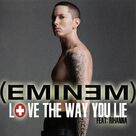Cover icon of Love The Way You Lie (featuring Rihanna) sheet music for voice, piano or guitar by Eminem, Rihanna, Alexander Grant, H. Hafferman and Marshall Mathers, intermediate skill level