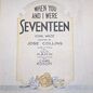 When You And I Were Seventeen sheet music download