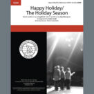 Cover icon of Happy Holiday/The Holiday Season (arr. Adam Scott) sheet music for choir (SSAA: soprano, alto) by Andy Williams, Adam Scott, Irving Berlin and Kay Thompson, intermediate skill level