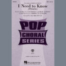 Cover icon of I Need To Know (Dimelo) (arr. Alan Billingsley) sheet music for choir (SAB: soprano, alto, bass) by Marc Anthony, Alan Billingsley, A. Chirino, Cory Rooney and R. Blades, intermediate skill level