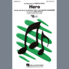 Cover icon of Hero (arr. Mark Brymer) sheet music for choir (2-Part) by Mariah Carey, Mark Brymer and Walter Afanasieff, intermediate duet
