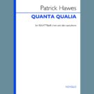 Cover icon of Quanta Qualia sheet music for choir (SSAATTBB) by Patrick Hawes and Andrew Hawes, intermediate skill level