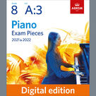 Cover icon of Prelude and Fugue in B flat (Grade 8, list A3, from the ABRSM Piano Syllabus 2021 and 2022) sheet music for piano solo by Clara Schumann, classical score, intermediate skill level