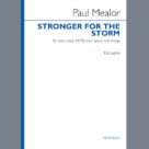 Cover icon of Stronger For The Storm sheet music for orchestra/band (full score) by Paul Mealor, Fiona Kennedy and Grahame Davies, classical score, intermediate skill level