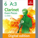 Cover icon of Allegro ma non troppo (from Sonata No5)(Grade 6 List A3 from the ABRSM Clarinet syllabus from 2022) sheet music for clarinet solo by Jean-Xavier Lefèvre, classical score, intermediate skill level