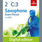 Cover icon of Flying High (No. 2 from Rhythm and Rag) (Grade 2 List C3 from the ABRSM Saxophone syllabus from 2022) sheet music for saxophone solo by Alan Haughton, classical score, intermediate skill level