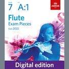 Cover icon of Allegro moderato (from Sonata in D) (Grade 7 List A1 from the ABRSM Flute syllabus from 2022) sheet music for flute solo by Anna Bon di Venezia, classical score, intermediate skill level