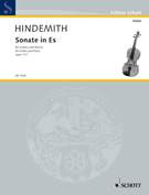 Cover icon of Sonata, Op. 11 No. 1 sheet music for violin and piano by Paul Hindemith, classical score, easy/intermediate skill level