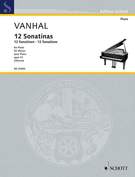 Cover icon of Sonatina III sheet music for piano solo by Johann Baptist Vanhal, classical score, easy/intermediate skill level
