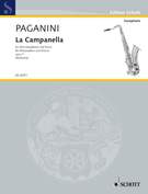 Cover icon of La Campanella sheet music for alto saxophone and piano by Nicolo Paganini, classical score, advanced skill level