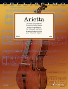 Cover icon of Arietta 2015, in memoriam Willem de Fesch sheet music for cello and piano by Rainer Mohrs, classical score, easy/intermediate skill level