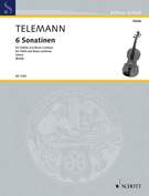 Cover icon of Sonatina in A major, TWV 41:A 2 sheet music for violin and piano by Georg Philipp Telemann, classical score, easy/intermediate skill level