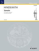 Cover icon of Sonata sheet music for trumpet and piano by Paul Hindemith, classical score, advanced skill level