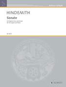 Cover icon of Sonata sheet music for english horn and piano by Paul Hindemith, classical score, advanced skill level