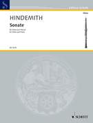 Cover icon of Sonata sheet music for oboe and piano by Paul Hindemith, classical score, advanced skill level