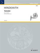 Cover icon of Sonata, full score sheet music for four horns by Paul Hindemith, classical score, advanced skill level