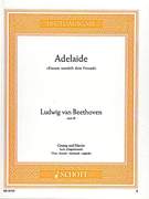 Cover icon of Adelaide, Op. 46 sheet music for soprano and piano by Ludwig van Beethoven, classical score, easy/intermediate skill level