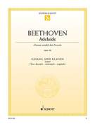 Cover icon of Adelaide, Op. 46 sheet music for mezzo-soprano and piano by Ludwig van Beethoven, classical score, easy/intermediate skill level