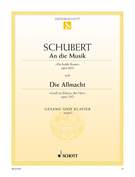 Cover icon of An die Musik, Op. 88/4 D 547 / Die Allmacht, Op. 79/2 D 852 sheet music for mezzo-soprano and piano by Franz Schubert, classical score, easy/intermediate skill level