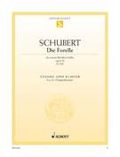 Cover icon of Die Forelle, Op. 32 D 550, "In einem Bächlein helle" sheet music for soprano and piano by Franz Schubert, classical score, easy/intermediate skill level