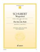 Cover icon of Wiegenlied, Op. 98/2 D 498 / Du bist die Ruh, Op. 59/3 D 776 sheet music for soprano and piano by Franz Schubert, classical score, easy/intermediate skill level