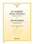 Cover icon of Wandrers Nachtlied II, Op. 96/3 D 224 / Der Wanderer, Op. 4/1 D 493 sheet music for soprano and piano by Franz Schubert, classical score, easy/intermediate skill level
